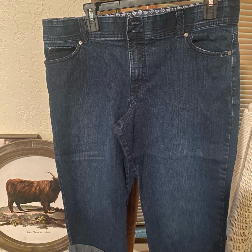 Bandolino Dark Blue Ankle Jeans